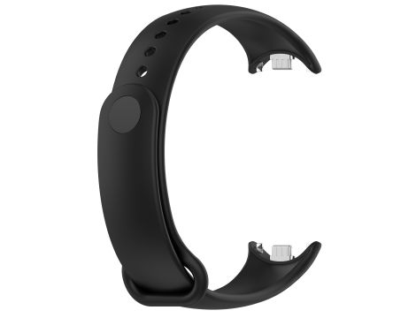 Pasek Opaska Bransoleta Silikon Czarny do Xiaomi Mi Band 8 9 - 2